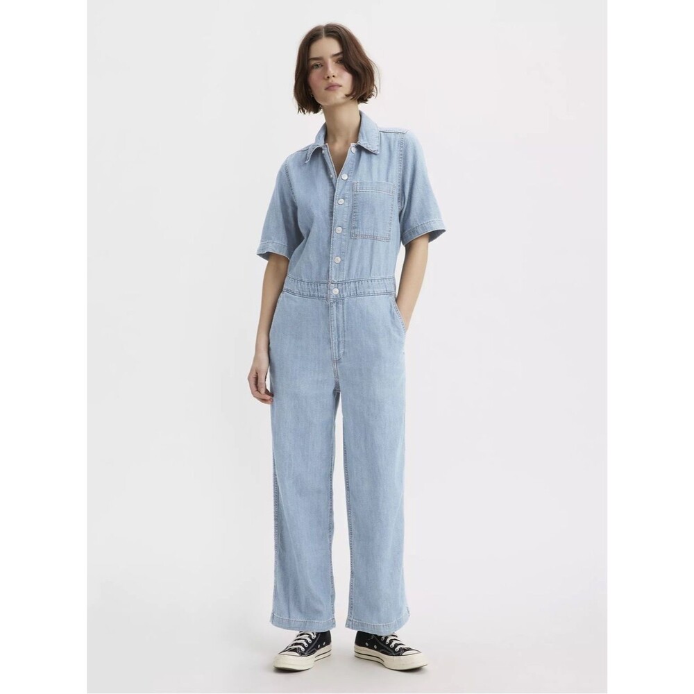 Levi’s Denim Short Sleeve Heritage Jumpsuit Size XXL